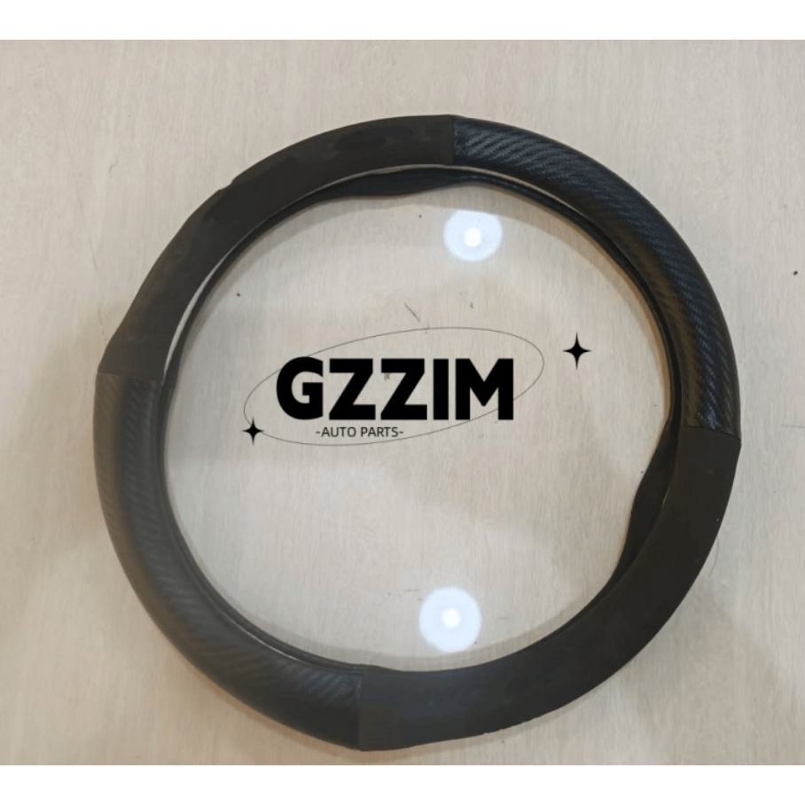 Custom Carbon Fiber Pattern Steering Wheel Cover for Toyota Hilux (2015-2016) - GZZIM Brand